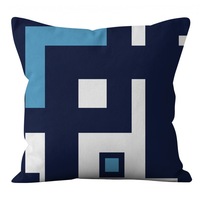 Funda de cojín geométrica abstracta, funda de almohada decorativa para sofá, dormitorio, decoración interior del hogar, venta al por mayor