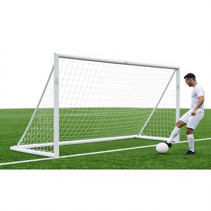 But de football pliable KLTW INT'L pour l'entraînement des enfants, pratique sur terrain gazonné, matériau PP blanc, montage facile, utilisation toutes saisons - Product Image 1
