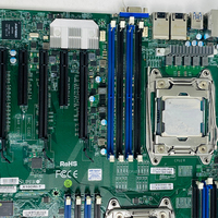 Super Micro X10DRi-T the Dual-channel X99 Server Motherboard with 10G Electrical Port X540 C612 Chipset Supports V3 and V4 Cpus