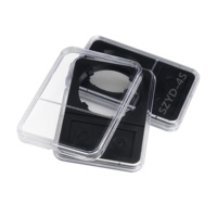 Porte-monnaie de qualité supérieure, insert en mousse EVA noire, support de présentation à clipser, stockage, étiquetage, carte de terrain, capsule à monnaie