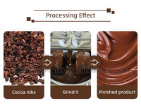Machine de traitement automatique du chocolat pour le chocolat noir et la pâte de noix