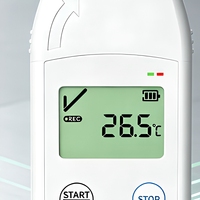 Potmagic M100, Registrador de Temperatura USB Multiusos con Pantalla LCD, Informe en PDF, Plástico, 32000 Puntos