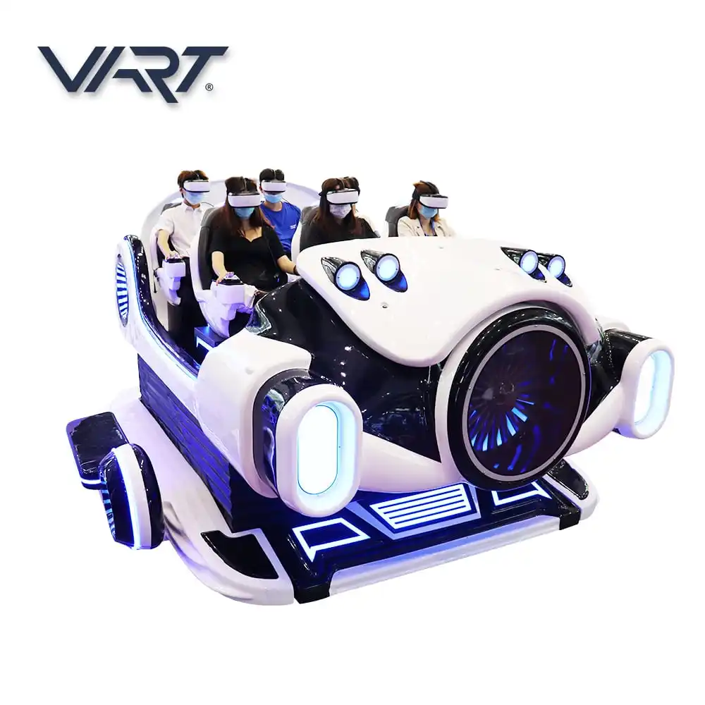 Dynamic 6 Dof Motion แพลตฟอร์ม 6 ที่นั่ง 9D VR Mini โฮมเธียเตอร์ VR Roller Coaster