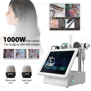 Multi-function 5 in 1 UV Light Hair Follicle Hair Detector <b>Head</b> <b>Massage</b> Hair Salon Analyzer Machine Skin Tester Scalp Detector - Product Image 2