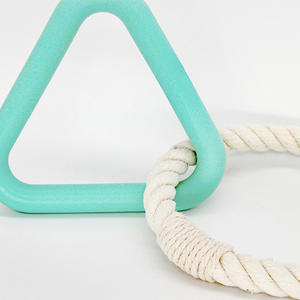 TPR corda di cotone intrecciata eco-friendly per animali domestici rimorchiatore di guerra giocattolo per cani per alesatura interattiva resistente ai morsi molari - Product Image 4