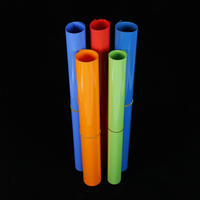 Feuilles de PVC mat colorées flexibles, rouleaux de film plastique rigide pour la production de classeurs de papeterie de bureau