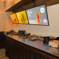 Boîte à lumière LED ultra-mince en aluminium personnalisée, panneau de menu suspendu, affichage imperméable et durable, signalétique publicitaire intérieure/extérieure