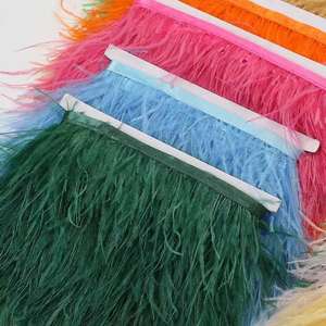 Plumas de <span class=keywords><strong>Avestruz</strong></span> Teñidas de Alta Calidad de 15-18 cm en 58 Colores para Decoración de Bodas y Fiestas, Vestidos/Faldas para Mujer - Product Image 6