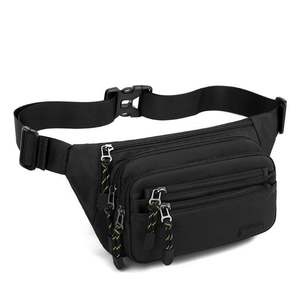 Free Sample Factory Outlet <b>Waterproof</b> Polyester Zipper Fashion Fitness Sport Waist Bag for Outdoor - Product Image 2