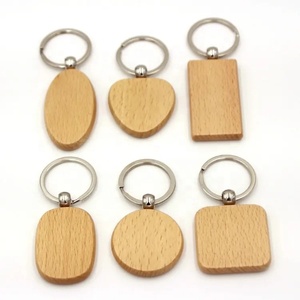 Custom DIY Gift Multi Styles Key Tag Wood Keychains for Key Accessories