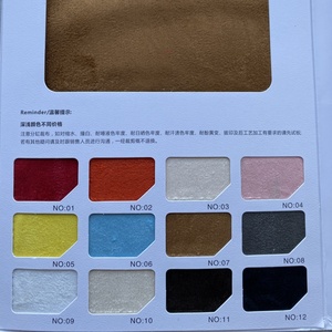 قماش من جلد الغزال والبوليستر محبوك-GSM ليّن يشعر بالراحة لليد المنزلية ، شبشب ، بطانة فنادق - Product Image 1