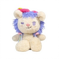 Peluche Lion Bonbon Sauteur Zhuoqu Snack Shop, Coussin en Polyester et Coton PP, 31cm-50cm, Unisexe, 14 ans et plus, Cadeau d'Anniversaire