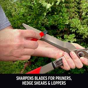 Afilador de Cuchillos de Cocina y Herramientas de Jardín con Acero al Carbono Multigrano para Afilar Tijeras de Podar y Cuchillas de Cortacésped - Product Image 6