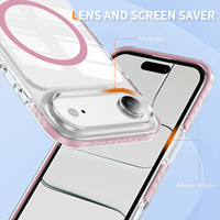 Étui magnétique pour iPhone Air 17 Pro Max 18, coque arrière transparente en TPU antichoc, aimant puissant N52, anti-jaunissement, étui de téléphone fin OEM