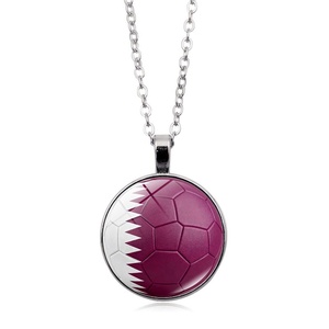 Collar con Colgante de Balón de Fútbol Mundial 2026, Cadena de Bambú de Aleación, Unisex, Versátil, Accesorio Creativo, Superventas en Europa y América - Product Image 6