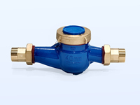 CHENSHUO DN20 ISO4064 Certified Multi-Flow Horizontal Water Meter Mechanical Brass/Nylon/ABS Plastic IP68 Protection Threaded