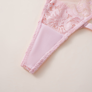 Slip Donna a Vita Bassa con Pizzo Ricamato - <span class=keywords><strong>LOVE</strong></span> - Perizoma <span class=keywords><strong>Sexy</strong></span> Modellante Traspirante Senza Cuciture - Product Image 3