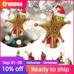 Ornements <span class=keywords><strong>de</strong></span> Noël 3D Grinch, styles multiples, pendentifs suspendus, décoration d'arbre <span class=keywords><strong>de</strong></span> Noël, thème <span class=keywords><strong>de</strong></span> <span class=keywords><strong>film</strong></span>, cadeau <span class=keywords><strong>de</strong></span> Noël - Product Image 1