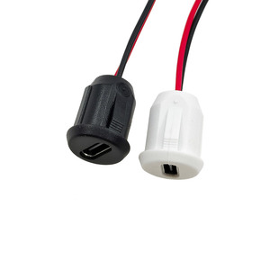 USB-C 2/4/5pin cao hiện tại CC nhanh sạc ổ cắm với ph2.0 Nut Snap khóa tấm Type-C Nữ kết nối không thấm nước jack - Product Image 1