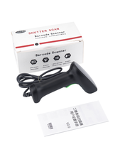 Lector de código de barras QR portátil, escáner de código de barras inalámbrico para supermercado, almacén de logística, pistola de escaneo de alta velocidad, MC-S8