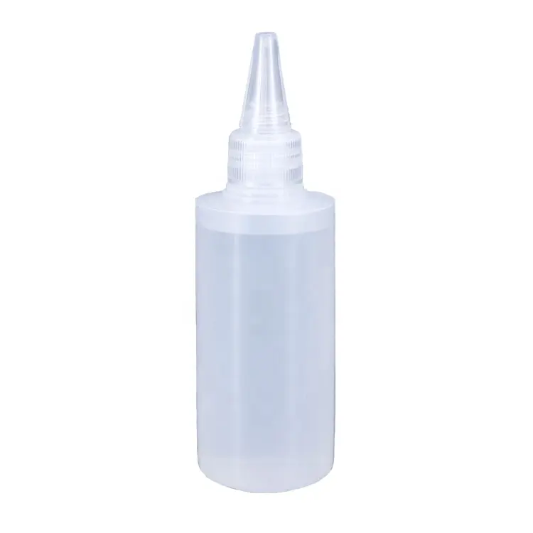 PE/PP/PET 2oz 4oz 30ml ברור קטן לבן צבע פלסטיק רוטב לסחוט בקבוק תרופה לסחוט פלסטיק קרם עם כובע להעיף