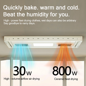 Quần áo Điện Giá điều khiển từ xa nâng ánh sáng thông minh bằng giọng nói quần áo máy sấy hộ gia đình ban công Kính thiên văn thanh bán buôn - Product Image 3