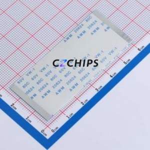 JS05A-50P-060-3-4 FFC Cable (Flexible Flat Cable) P=0.5mm Connector 50P 0.5mm 0.3mm Non-Inverting - Product Image 1