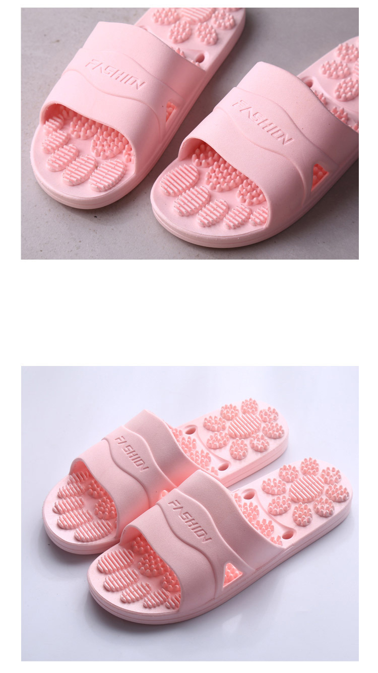 Women Men Thick Platform Slides Indoor Bathroom Slippers EVA Home Shoes