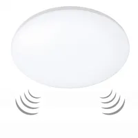 Motion Sensor Woonkamer Slaapkamer Keuken Hal Lamp Armatuur Afgeronde Flush 12W 18W 24W Plafondlamp