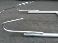 Echelle de Singe Echafaudage Ringlock Tube Acier Galvanise Echelle de Chantier a Crochets Acces Escalier Securite Passerelle