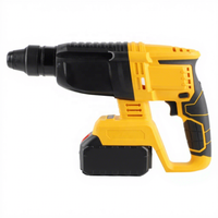 Marteau perforateur rotatif sans balais haute puissance et léger, perceuse à percussion industrielle au lithium-ion, 2 vitesses, poignée ergonomique pour maçonnerie et béton