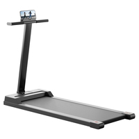 Tapis de marche pliable intelligent avec moteur DC, télécommande, support de téléphone, zone de course 1000x380mm, pour la maison et la salle de sport, cardio-training