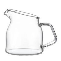 Mini tasse à lait en verre style western, design à ouverture inclinée, capacité de 150 ml, compatible lave-vaisselle et micro-ondes, durable, moderne, pour la maison, café, thé
