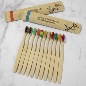 Eco Friendly Bamboo Reusable Toothbrushes <b>Portable</b> Adult Soft for Home Travel Hotel Use USA Mairun Model 823 - Product Image 2