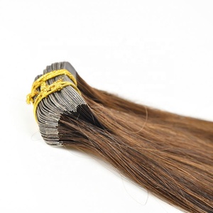 Extensiones de Cabello Amygirl 100% Remy, Lisas, de una Sola Trama, con Cinta Adhesiva, Cabello Humano Virgen Ruso, Estilo Yaki, Todos los Colores Disponibles - Product Image 6