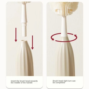 Portable Travel Silicone Baby <b>Bottle</b> Cleaner <b>Brush</b> Set Push Press Design Bpa-free Silicone Baby <b>Bottle</b> <b>Brush</b> Cleaning Set - Product Image 4