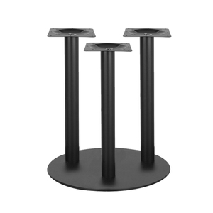 Factory Direct Sale Heavy Metal Iron Table Base Black Paint Round Table Leg Commercial Restaurant Coffee Shop Hotel Table Leg. - Product Image 1