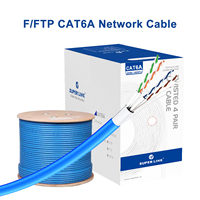 Cable Ethernet CAT7 Blindado FTP de Alta Velocidad con Conductor Sólido, Certificado CE, 550MHz para Router, PC y Juegos
