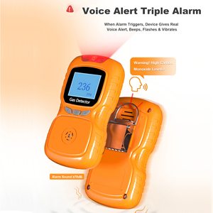 Tanda độ chính xác cao xách tay duy nhất Gas Detector Alarm co H2S không No2 SO2 sử dụng cho ngành công nghiệp - Product Image 6