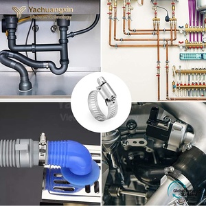 Yachuangxin Stainless Steel <b>Hose</b> <b>Clamps</b> Set Round Connector Plumbing Hardware Box Pack - Product Image 5