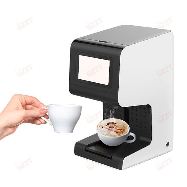 New Design 3D Food Printing Machine for Macaron Beverage Dark Beer Coffee Milk Tea Cupcake Pancake Patter Selfie Coffee Printer