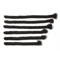 [Jiffy/Hohodreads] Dreadlocks Pre-assemblati in Capelli Umani, Estensioni Dreadlock Boho di Grandi Dimensioni (3 e 4 cm) Lunghezza Lunga, Capelli Naturali