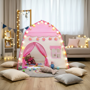 <span class=keywords><strong>Tenda</strong></span> da Gioco per Bambini Castello della Principessa Base Segreta Giocattolo Interattivo Puzzle per Aree Gioco al Chiuso per Ragazzi e Ragazze - Product Image 1