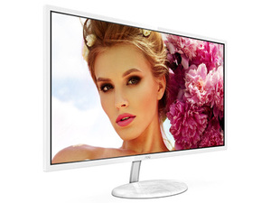 Moniteur d'origine AOC Q32N2S 31,5 pouces 2K 75Hz avec base Jade, HDMI, DP, compatible avec montage mural, écran IPS blanc, grand angle de vision, écran rigide coloré - Product Image 4