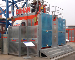 Grand transport de matériaux de construction à Double Colonne Releveur De Construction/ascenseur passager et grue matérielle - Product Image 3