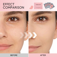 Masque sous les yeux en cristal de collagène rose de marque privée éclaircissant les poches sous les yeux