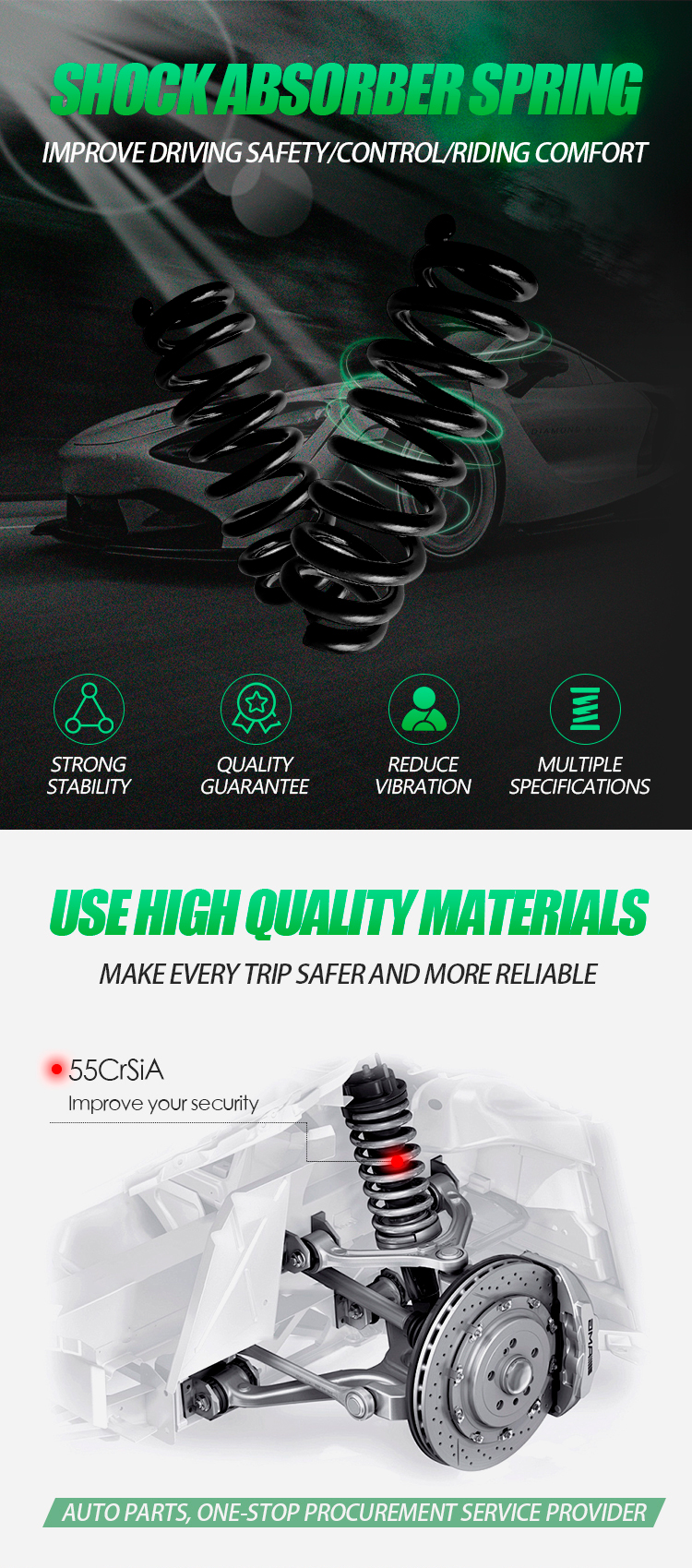 Factory Direct Oem 48131-1K740 Auto Spare Parts Front Rear