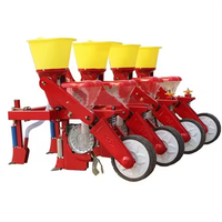 Équipement agricole machine semoir de précision de maïs tracteur à pied semoir de graines d'arachide semoir de maïs pneumatique à 4 rangées