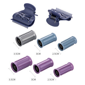2023 chauffage électrique mini bigoudi cheveux chauds rouleaux ensemble avec clips machine bigoudi - Product Image 6