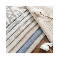 Tissu de rideau jacquard de haute qualité, style moderne, confortable, 230 GSM, tricoté, 100% polyester, respectueux de l'environnement